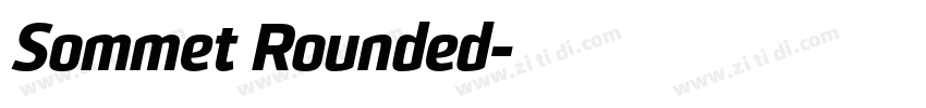 Sommet Rounded字体转换